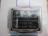 Professional Mariner 12005 Marine PL-5 Line Filter 12 - 36 Volt 5 Amp Noise Filter
