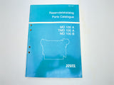 Volvo Penta 4212 Genuine OEM MD100A MD100B TMD100A Parts Catalogue Service Manual