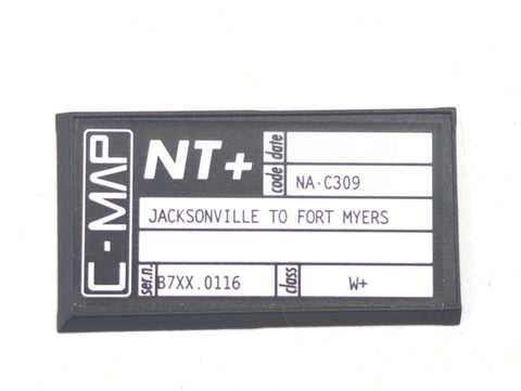 C-MAP NA-C309 NT+ C-Card Electronic Chart Map Jacksonville to Fort Myers Florida