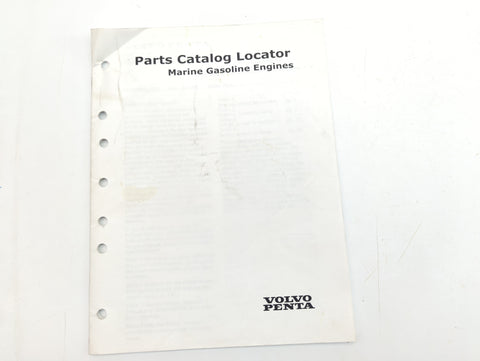 Volvo Penta 7744657 Genuine OEM Marine Gasoline Engine Parts Catalog Locator Manual