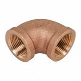 Midland Metal 44-107 44107 1-1/2" X 90° Degree Bronze Elbow Pipe Fitting