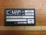 C-MAP NA-B701 C-Card Electronic Chart Map Mazatlan MX To San Diego CA