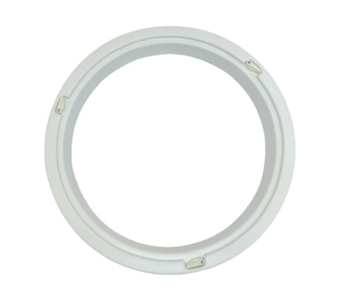 Bomar NT1170 1170 Marine 2" White Round Low Profile Extruded Hatch Trim Ring