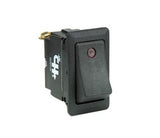 Cole Hersee 56327-01 25A 12V SPST Red Light Illuminated OFF/ON 3 Screw Term Rocker Switch - Second Wind Sales