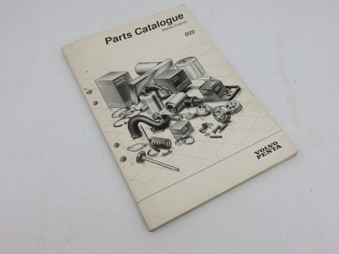 Volvo Penta 7744150-9 Genuine OEM D22 Series Marine Engine Manual Part Catalogue