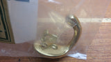 Belwith Williamsburg P27300 Brass 1-3/4" Long Single Utility Hook with Screw