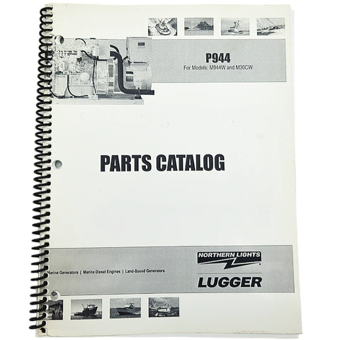 Northern Lights P944 Lugger Genuine OEM M944W M30CW Parts Catalog Service Manual