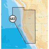 Navionics CF/643P+ Platinum CF Card Electronic Chart Map California and Oregon