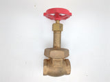 Milwaukee Valve 1182 Brass 3/4" NPT 300 SWP 1000 WOG Globe Valve