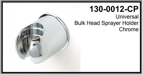 SHURflo 130-0012-CP Ambassador Marine Bulk Head Shower Sprayer Chrome Holder