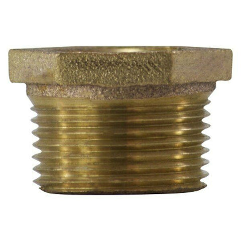 Midland Metal 44-535 44535 2-1/2” x 2” Marine Grade Bronze Reducing Hex Bushing