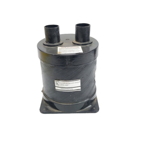 Centek Industries 1500015 1300185 Vernalift Top In - Top Out 2.50” X 2.50” Wet Exhaust Muffler