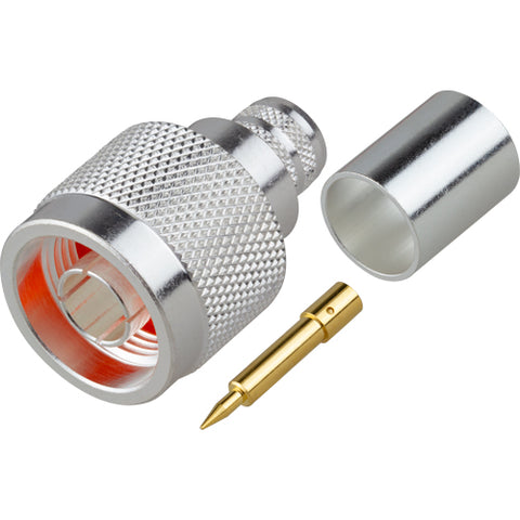 RF Industries RFN-1006-3I Type-N Male Crimp On RG-8/U Antenna Coax Cable Connector