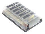 Blue Sea System 5018 Marine 6 Circuit without Negative Bus ST Glass Fuse Block