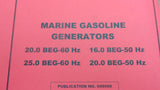 Westerbeke 048000 2.0 25.0 BEG-60 Hz 16.0 20.0 BEG-50 Hz Generator Parts List - Second Wind Sales