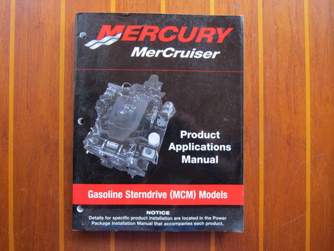 Mercury Mercruiser 90-806697020 Genuine OEM Sterndrive MCM Product Application Service Manual - Second Wind Sales