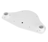 NavPod TP225 White Top Plate 12” Wide Angle Guard with 1-1/4" Tubing for Lewmar Whitlock Steering