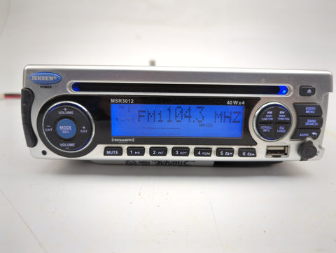 Jensen MSR3012 AM/FM/CD/USB/iPod SiriusXM Satellite Ready 160W Marine Stereo