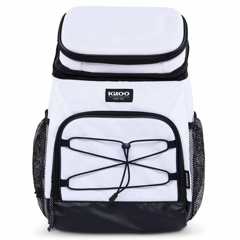 Igloo 4903670 Marine Ring Leader Hardtop Backpack 18 Can Portable Soft-Sided Waterproof Cooler Bag