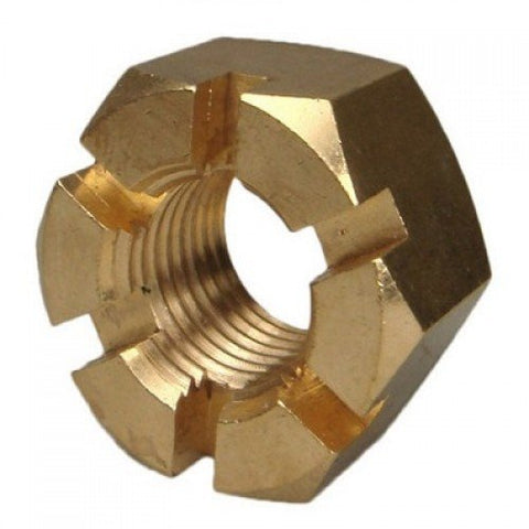 OMC Johnson Evinrude 320569 Genuine OEM 1-1/4" Propeller Castle Nut 3850984 0398042