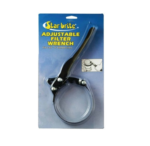 Star Brite 28908 Marine Grade 2-3/4” - 4” Adjustable Filter Wrench
