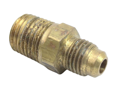 Midland Metal 10-255L 10255L 1/4” Male Flare X 1/8” MNPTF Straight Brass Male Adapter Fitting