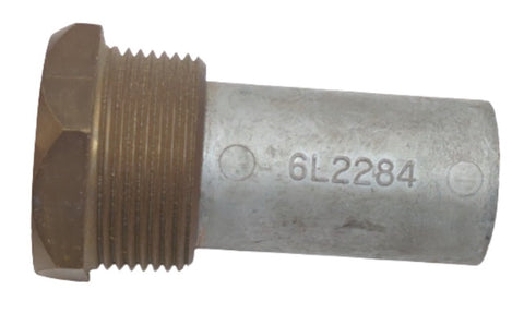 Caterpillar 6L2284 Genuine OEM 3/4" UNC X 1-1/4" X 2-1/4" Engine Pencil Zinc Anode with Plug Camp E-8D