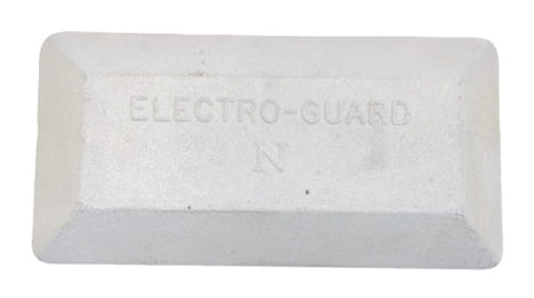 Electro Guard ZP-N Hull Plate with No Bonding Wire 3" X 6" Zinc Anode Reliance ZPNW-N