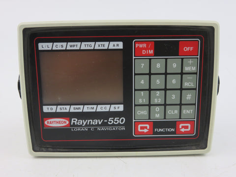 Raymarine Raytheon Raynav-550 Vintage Loran C Navigator with Instruction Manual