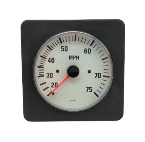 VDO 260-253 Vanguard Series Marine 4” 100mm 12V 20-75 MPH Speedometer Gauge