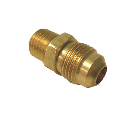 Trident Marine 600-1438 LPG Propane Gas 1/4" MPT x 3/8" Male Flare Brass Fitting