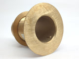 Groco FTH-2000-W FTH Series Bronze 2” NPS NPT Dripless Flush Thru-Hull Fitting with Nut