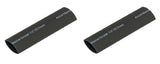 Marine Grade Black 1/2" X 3” Adhesive Lined Heat Shrink Tubing 8-4 AWG Wire Ancor 305103 2-Pack