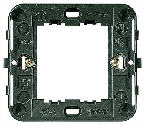 Vimar 17082 Idea 60mm Flush 2-Reduced Module Switch Mounting Frame with Claw and Screw