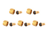 Uponor Wirsbo Q4655050 ProPEX Brass 1/2” PEX X 1/2” NPSM Swivel Adapter Fitting LF4655050 Lot of 5