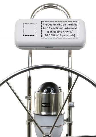 Navpod GP1500-16 SystemPod 9.5" Wide Guard Pre-Cut for Simrad NSS7 evo² B&G Zeus² 7