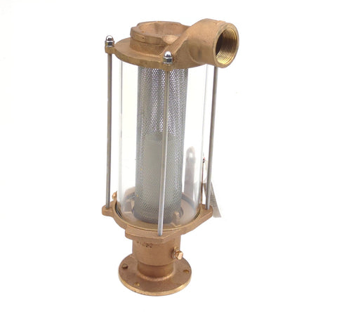 Groco BVS-1250 BVS Series Seacock / Raw Water Strainer Combination Bronze 1-1/4" Ball Valve