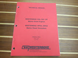 Westerbeke 12310 Marine Diesel Engines and Generators DS5 DS7 Technical Manual - Second Wind Sales