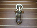 Vetus Tallyman 80 Nautical Boat Yacht Polished Brass Caged Sconce