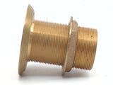 Groco FTH-2000-W FTH Series Bronze 2” NPS NPT Dripless Flush Thru-Hull Fitting with Nut