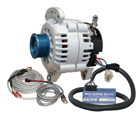 Balmar 60-YP-100-J10 60 Series ARS-5 MC-614 Regulator 100A 3.15” Dual Foot Alternator Kit