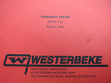 Westerbeke 23156 2nd Edition Marine Diesel Engine 50 Technical Manual - Second Wind Sales