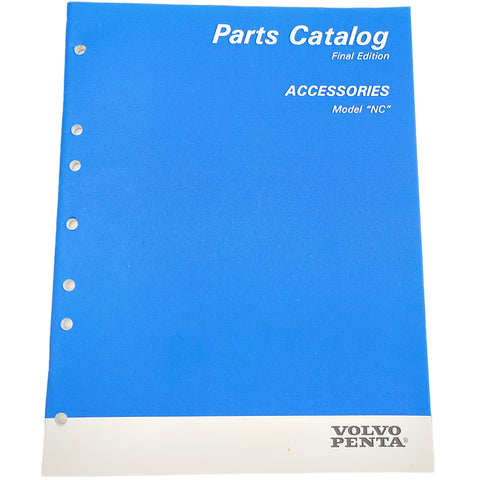 Volvo Penta 7797270-1 Genuine OEM Final Edition Accessories Model NC Parts Catalog Service Manual