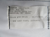 Carver Industries V4267U Boat Marine 69" W X 64" L 2 Bow White Vinyl Bimini Top Only