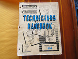 Mercury Marine 90-816981940 1994 Technicians Handbook Service Manual - Second Wind Sales