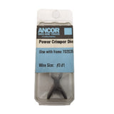 Ancor 702038 Marine Grade Electrical 2-1 AWG Wire Lug Terminal Power Crimper Die