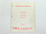 Westerbeke 35383 Genuine OEM Edition One BT 8 KW Marine Diesel Generator Operator's Manual