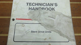 Mercury MerCruiser 90-806534940 Genuine OEM Stern Drive Technician's Handbook - Second Wind Sales