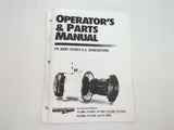 Northern Lights OX300K1 Lugger Genuine OEM PX-300K1 Series Operator’s and Parts Service Manual