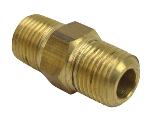 Midland Metal 28-213LF 28213LF 3/8" Brass Pipe Fitting Plumbing Hex Nipple 706122-06